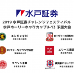 2019 水戸証券チャレンジフェスティバル 水戸ホーリーホックカップU-13 予選大会 開催決定!!