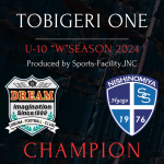 【最終結果速報】✨U-10 TOBIGERI ONE “W” 関西 SEASON✨DREAM（大阪府）/西宮SS（兵庫県）の同時優勝🏆