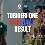 U-13 TOBIGERI ONE 2025 SFIDA CUP DAY1結果速報